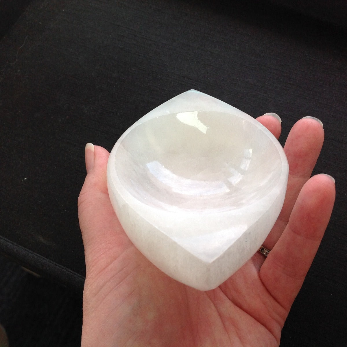 Selenite Bowl - Eye - 10cm