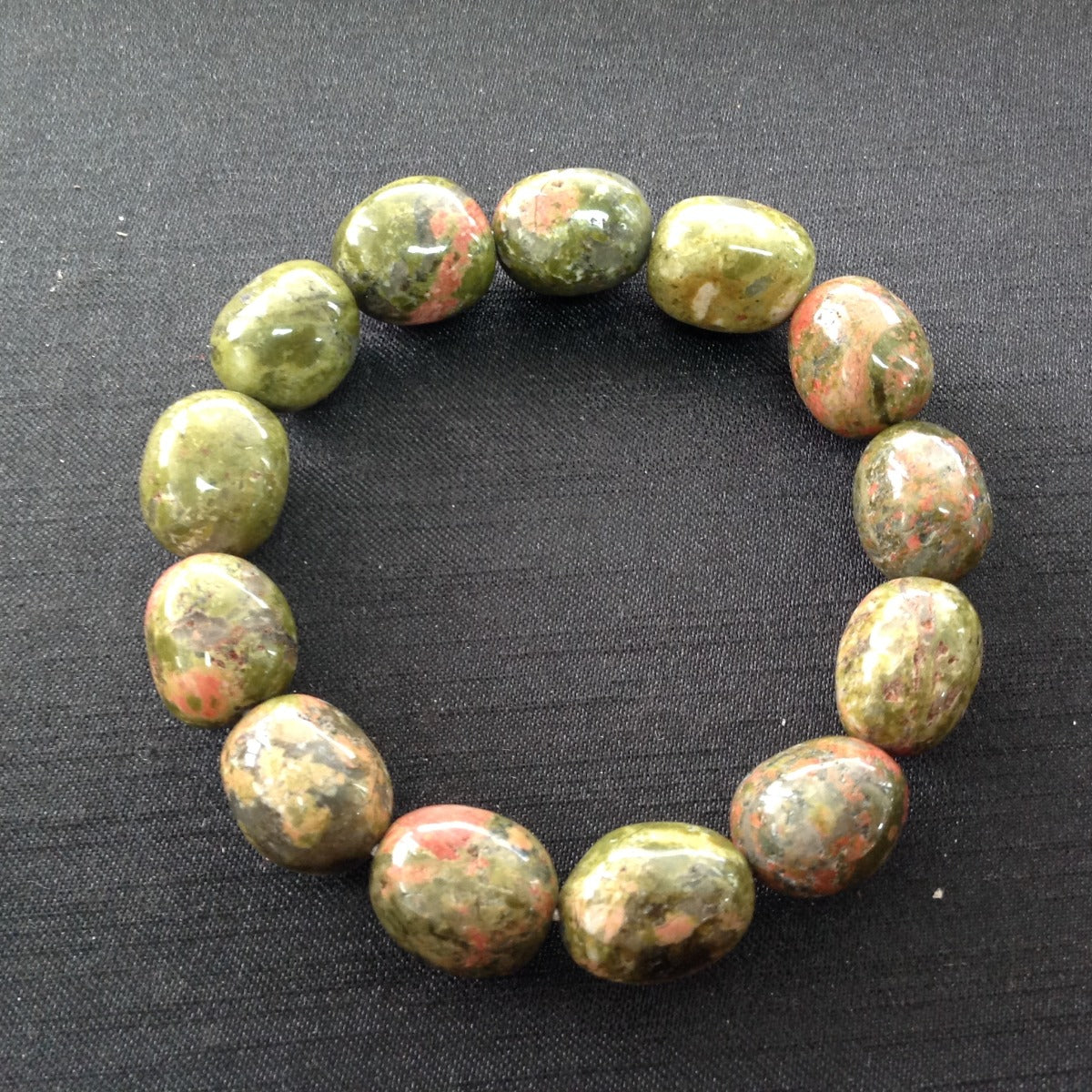 Nugget Bracelet - Unakite