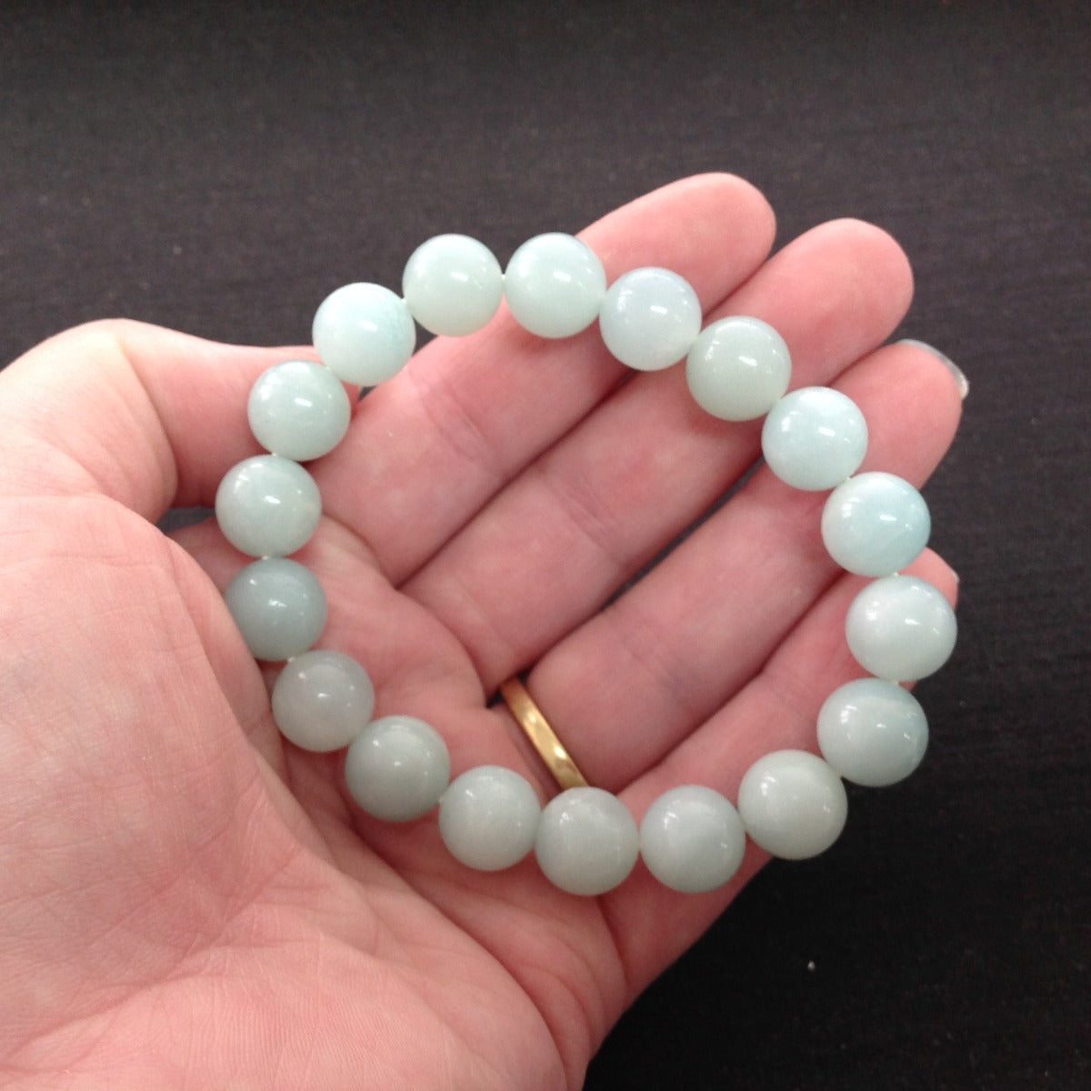 Amazonite Beads Bracelet - 10mm