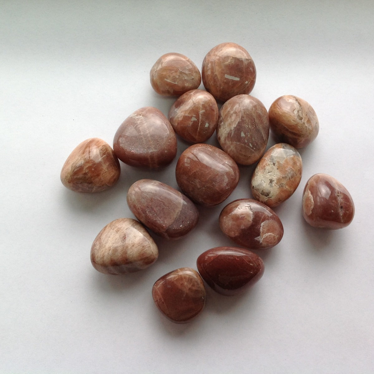 Peach Moonstone Tumbled - 200gms AA