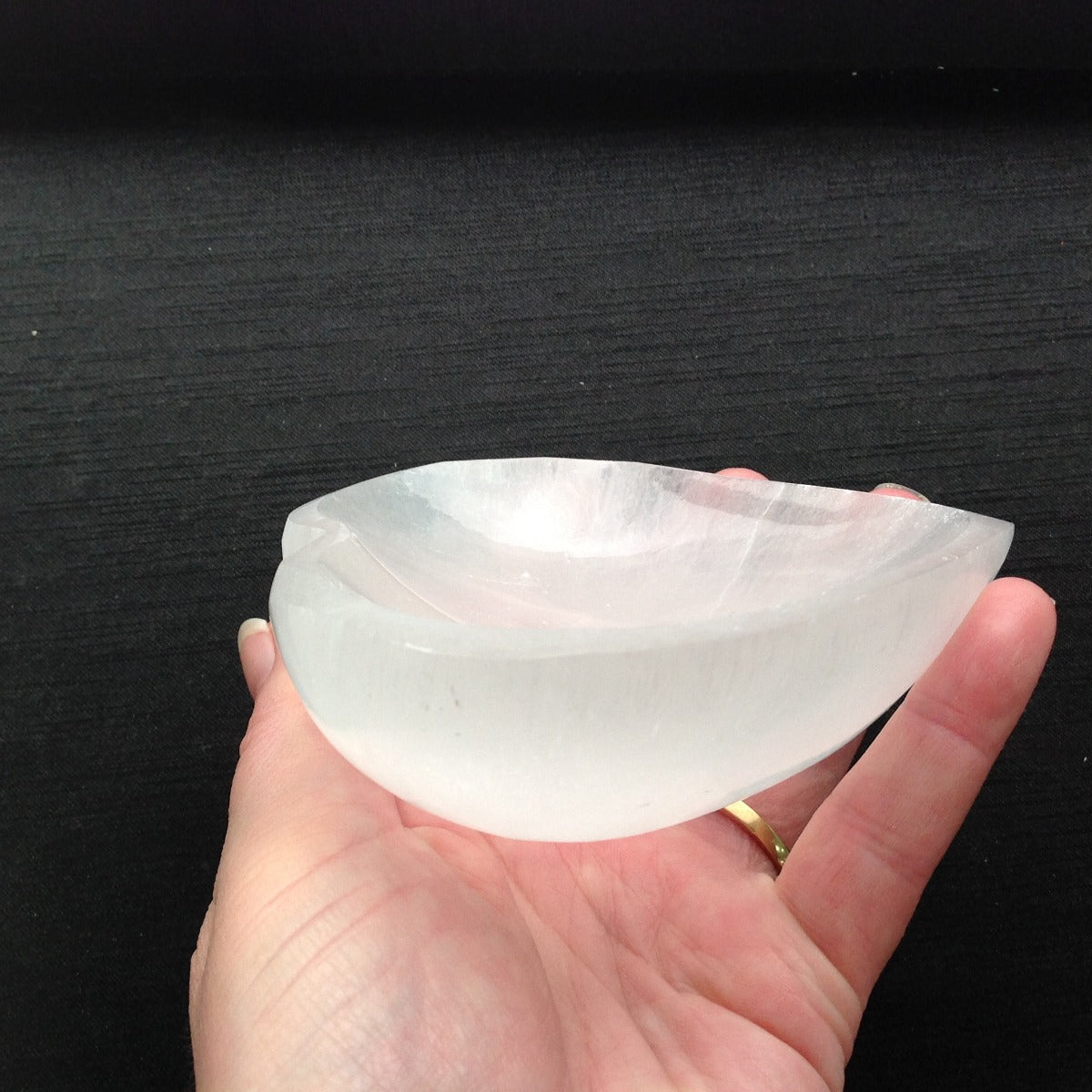 Selenite Bowl - Heart - 10cm