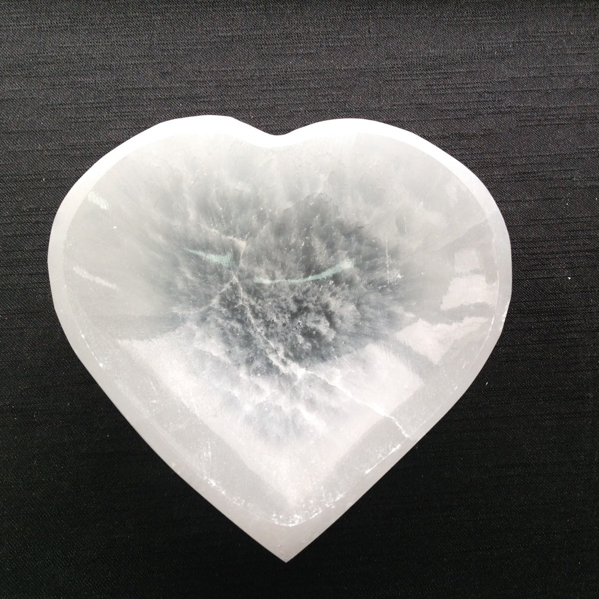 Selenite Bowl - Heart - 10cm