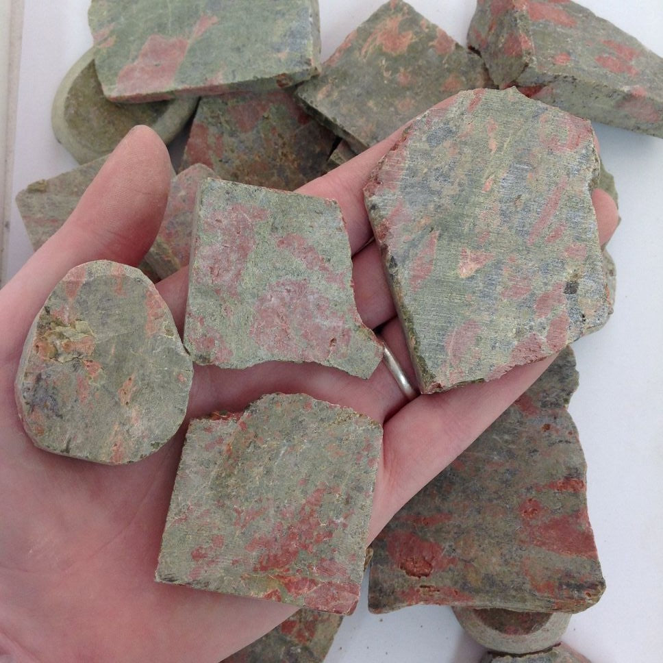 Rough - Slab - Unakite - 1 KG
