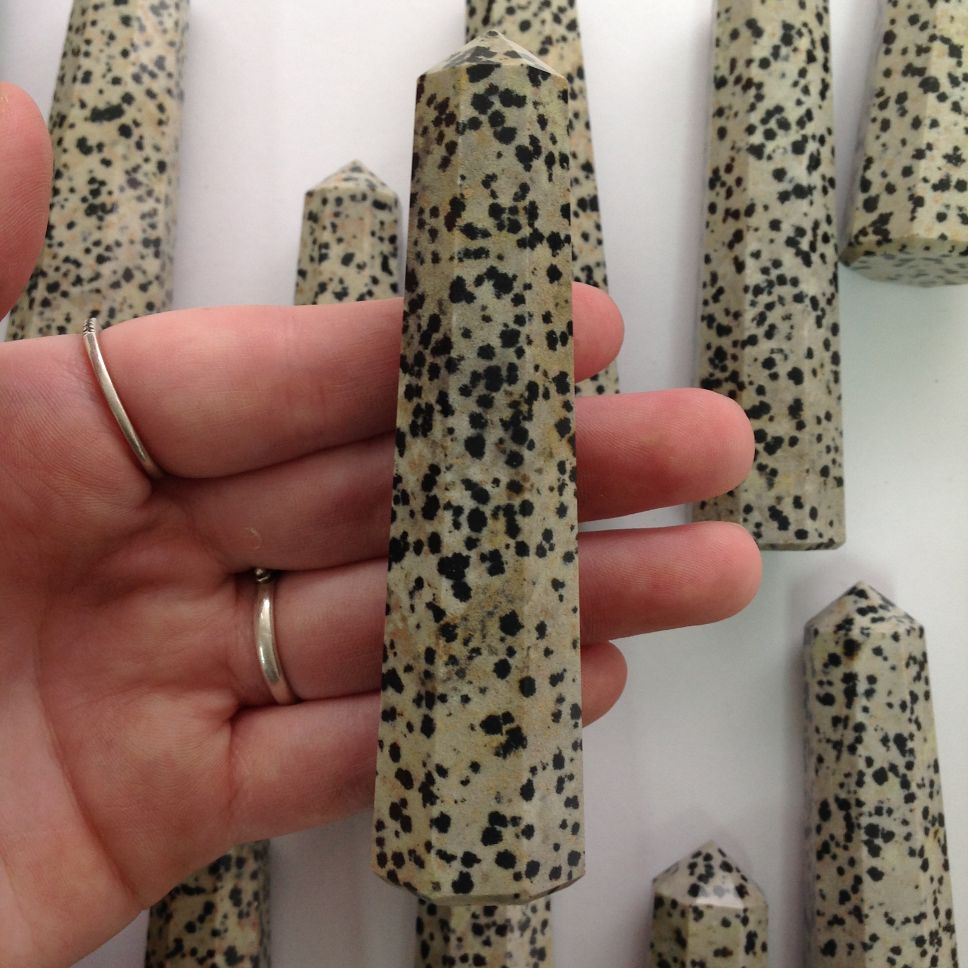 Dalmatian Jasper Generator - 9-10cm