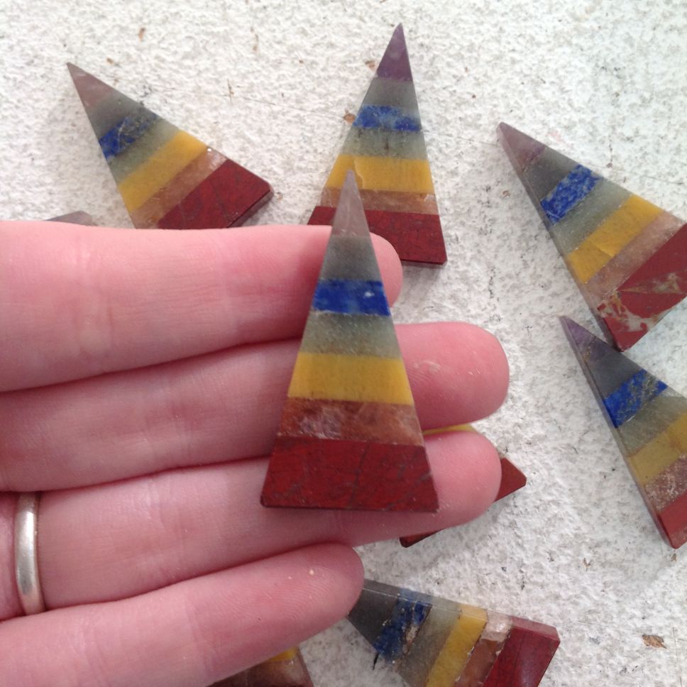 Chakra Flat Pyramid - 3.5cm