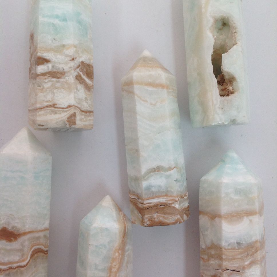 Caribbean Calcite & Aragonite Generator-8-10cm