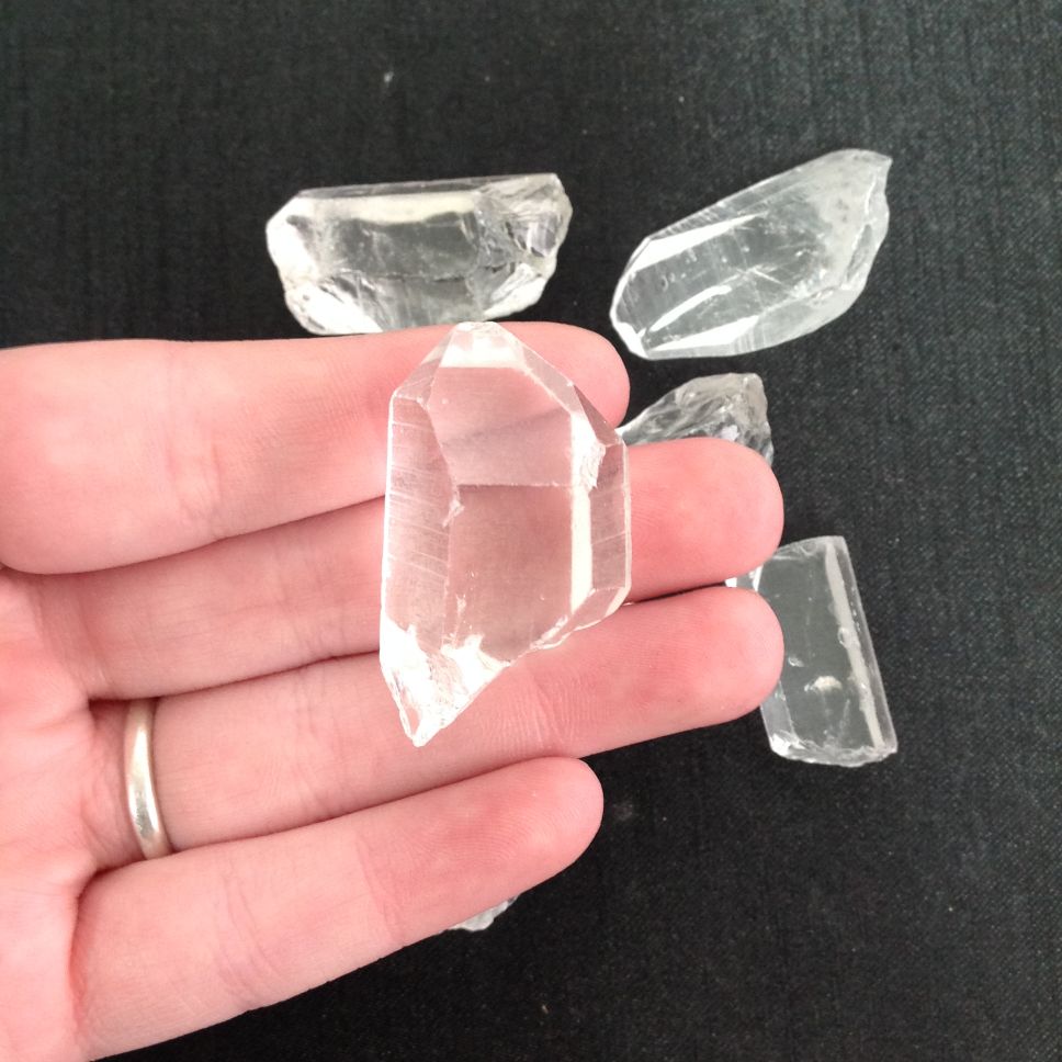 Clear Quartz Rough / Points - AA+ Grade - 100gms