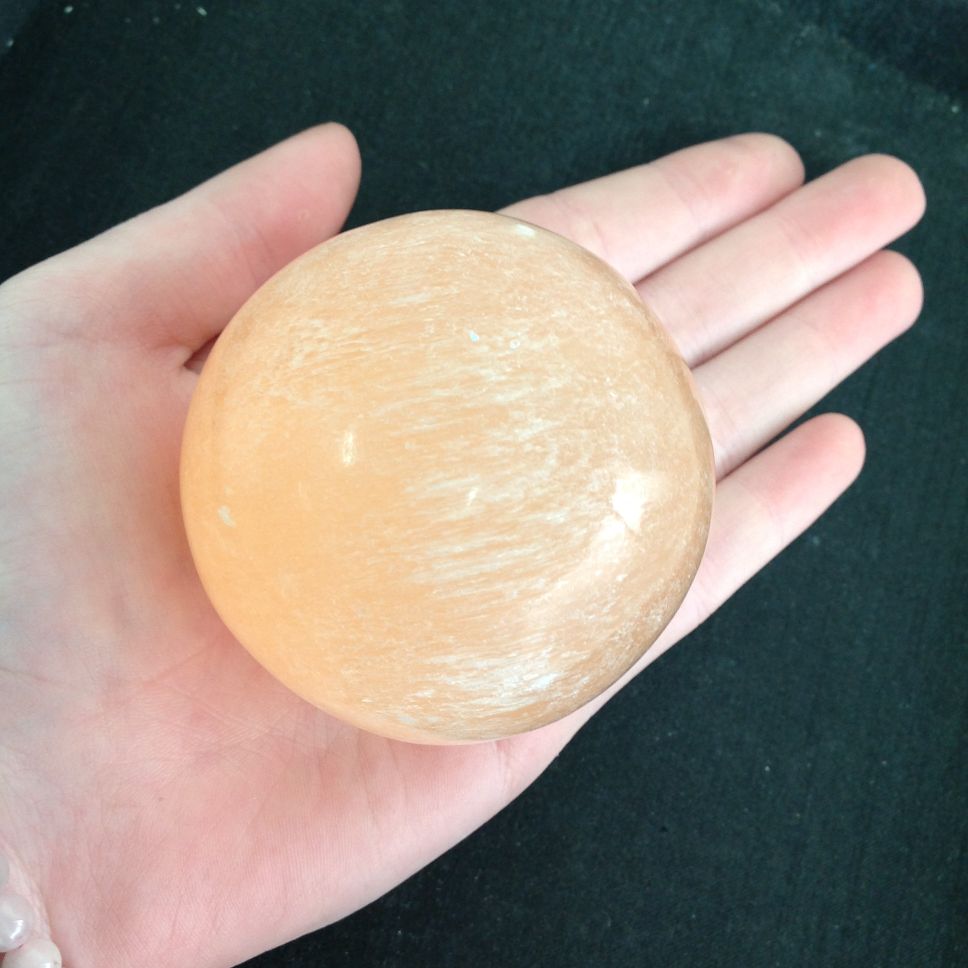Selenite Sphere - Orange - 5-6cm