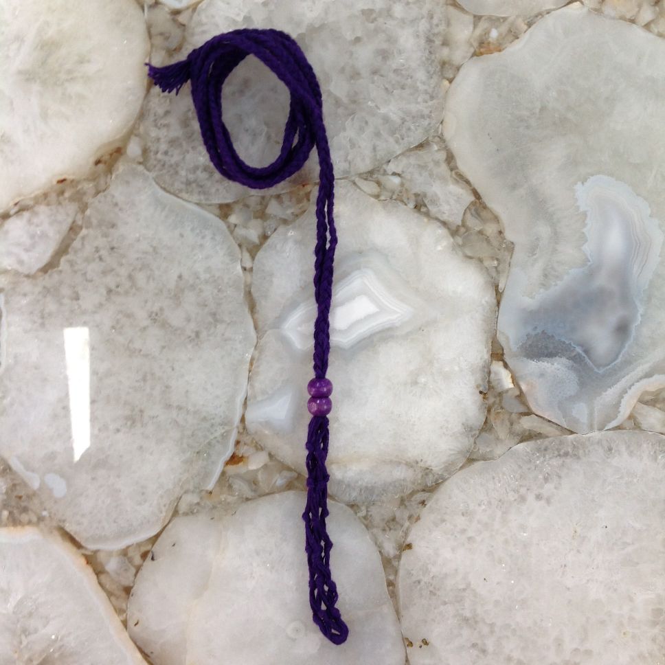 Net Cage Necklace - PURPLE