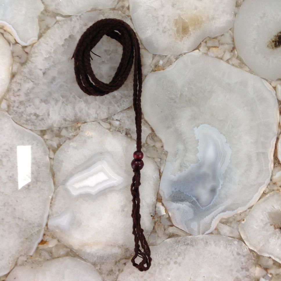 Net Cage Necklace - Brown