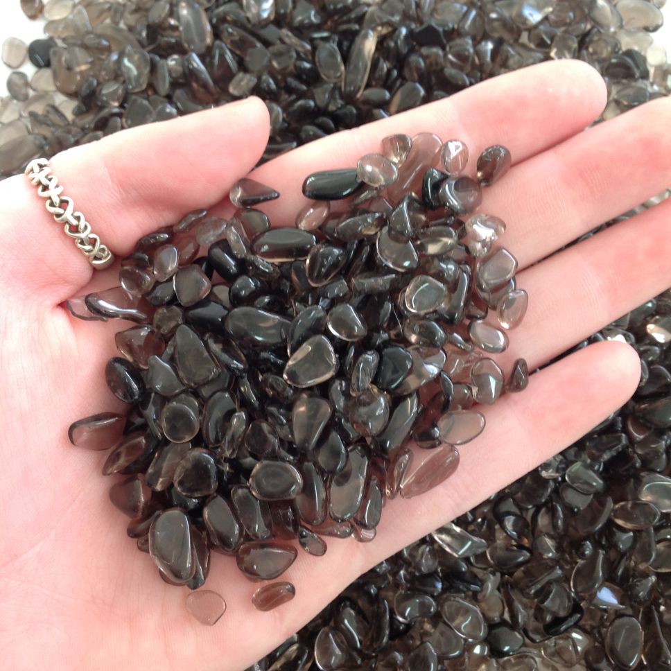 Smoky Quartz Chips - 500gms Q1
