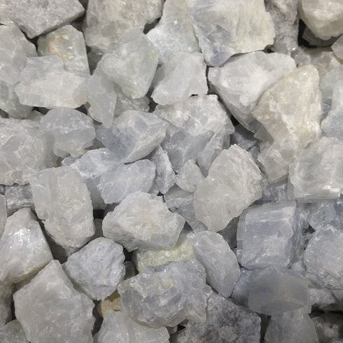Rough - Blue Calcite 200gms (5-6 pc)