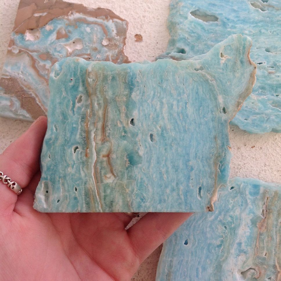 Caribbean Calcite and Aragonite - Slab