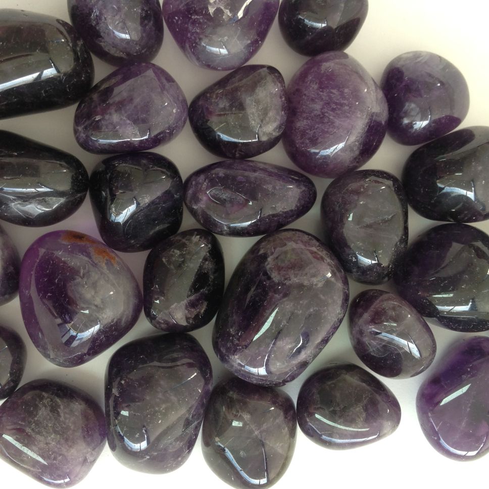 Amethyst Tumbled-MINI-*AA*-250gm(35-45pc)