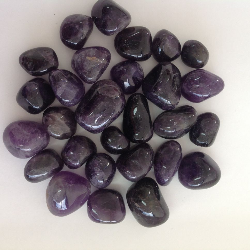 Amethyst Tumbled-MINI-*AA*-250gm(35-45pc)