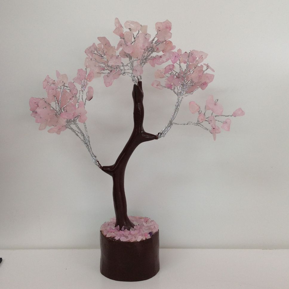 Rose Quartz Tree - Medium 014