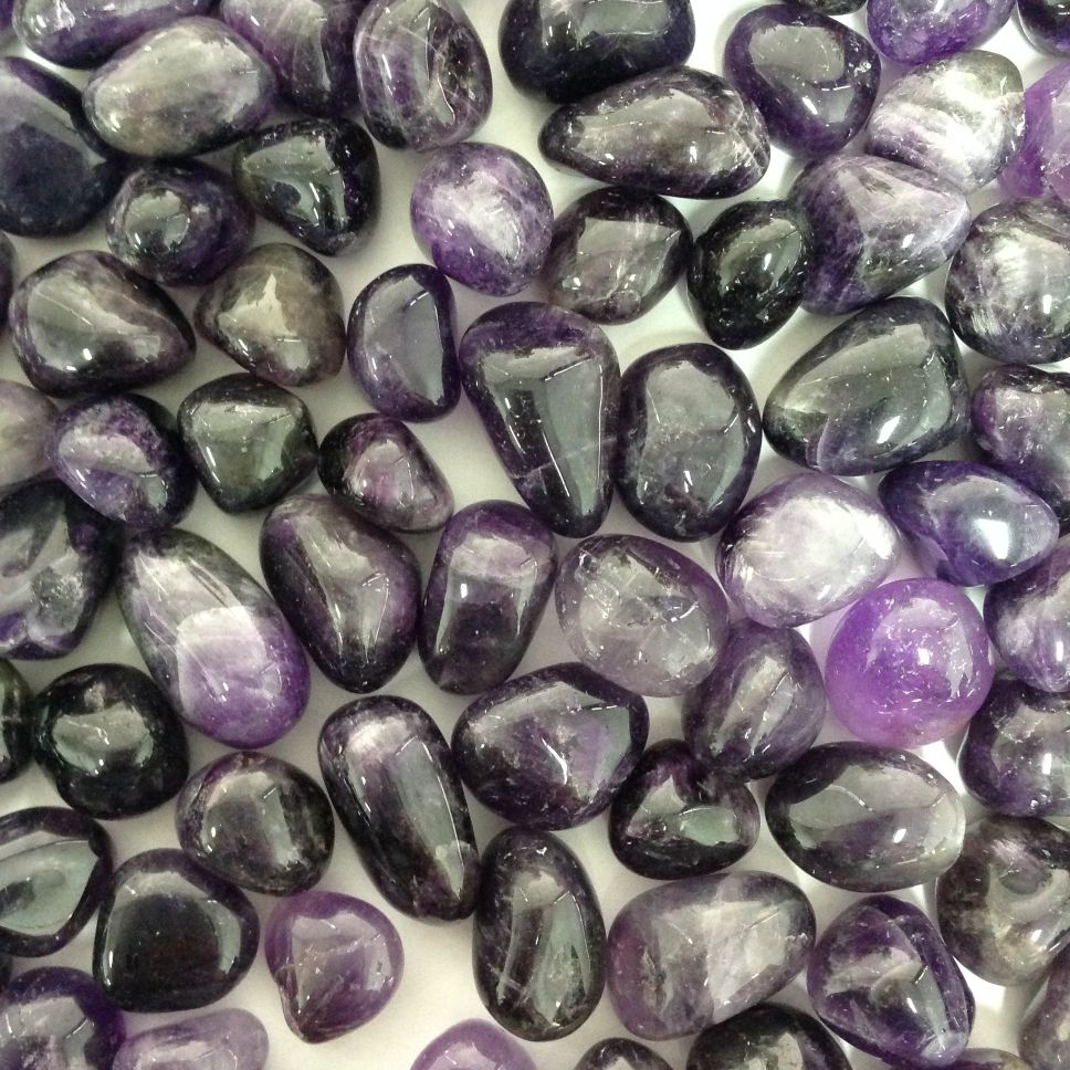 Amethyst Tumbled-MINI-*AA*-1KG (150-180pc)