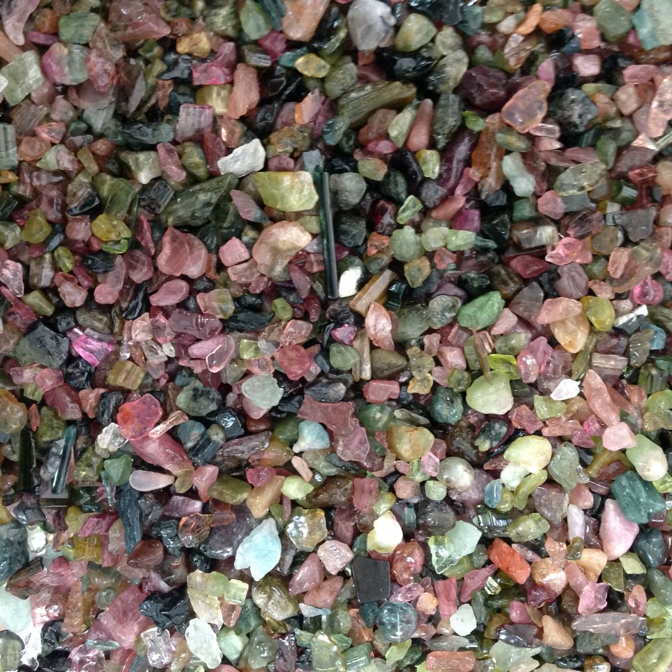 Watermelon Tourmaline Chips 1KG (IN)