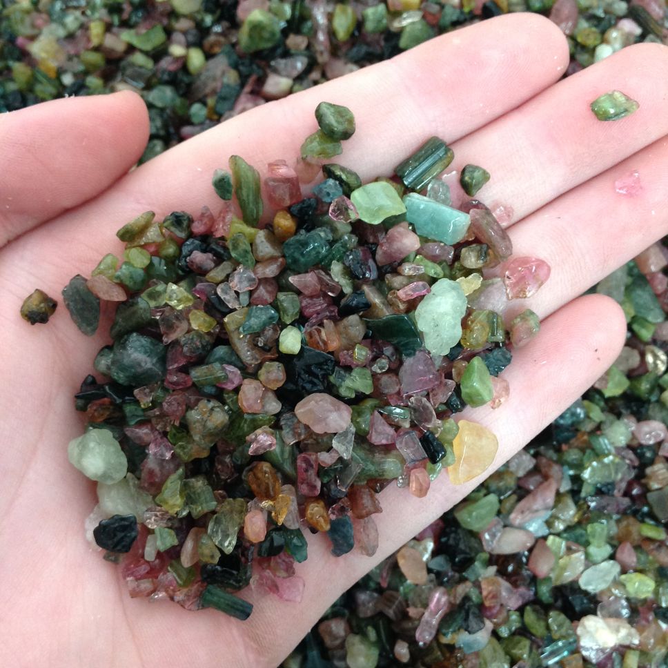 Watermelon Tourmaline Chips 1KG (IN)