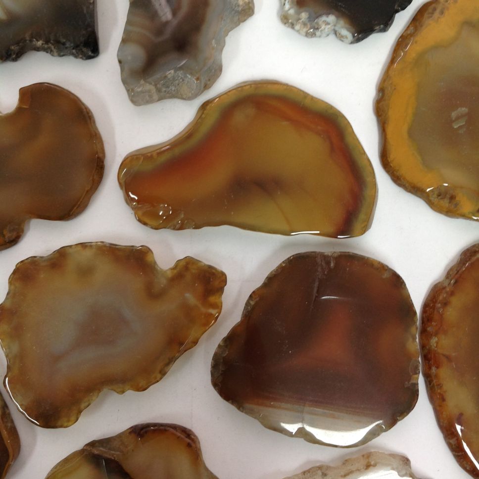 Agate Slice - Dark - 1pc