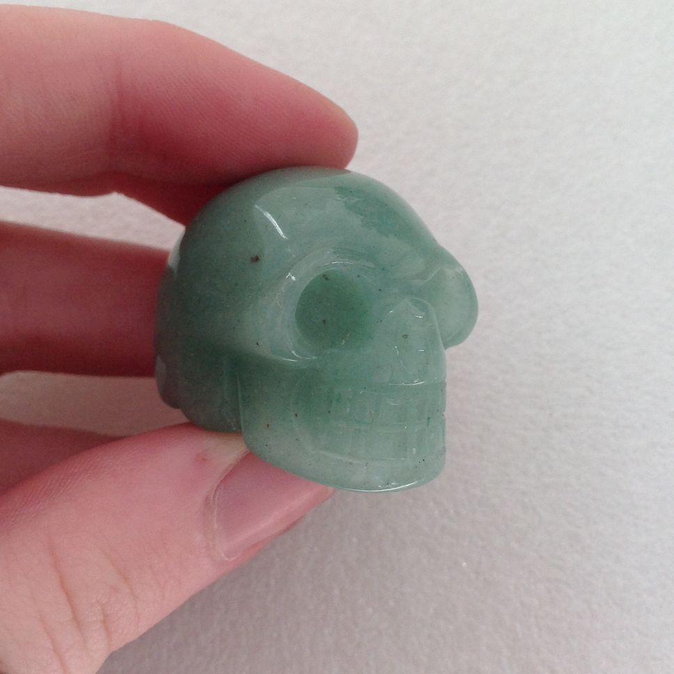 Green Aventurine Skull - 3.5cm