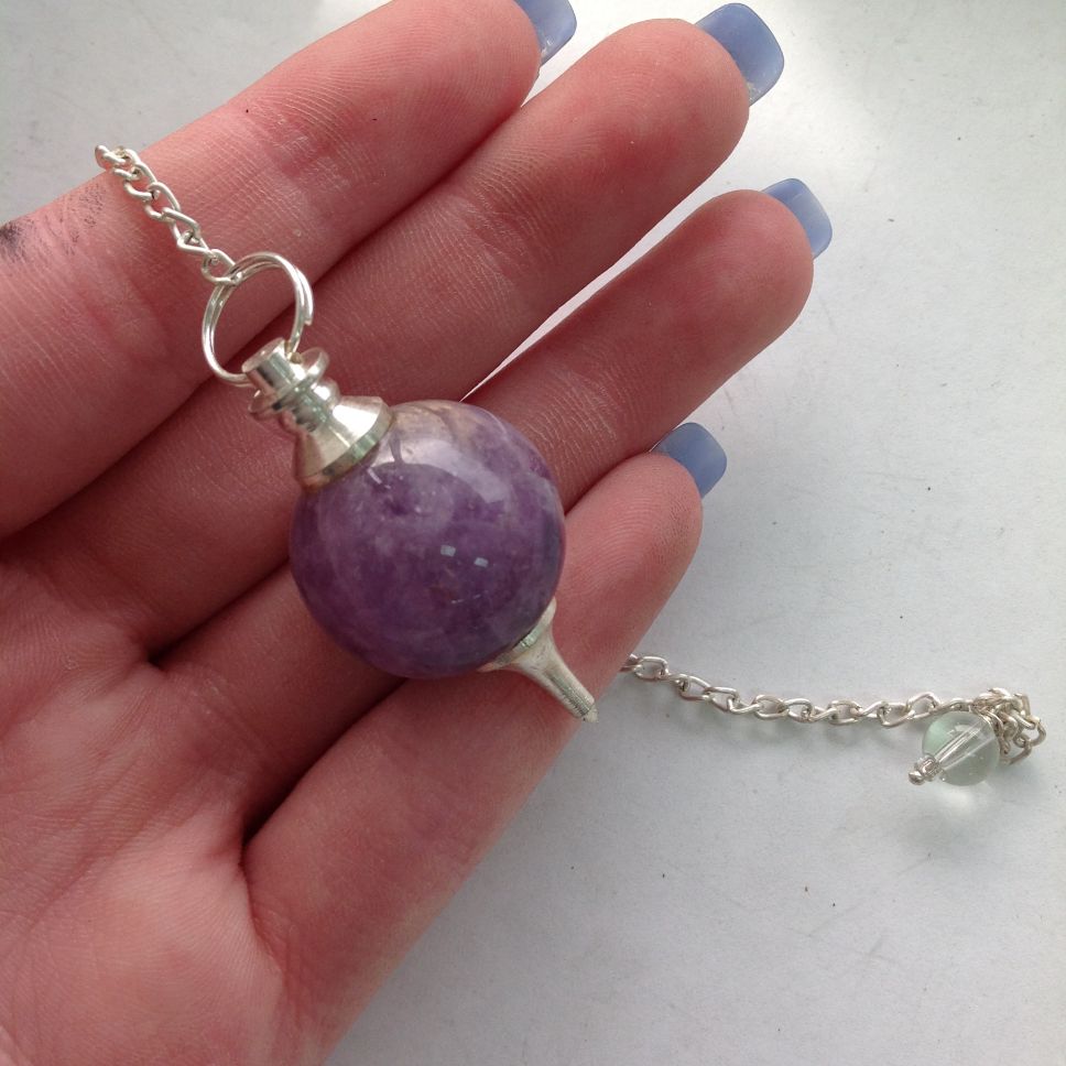 Amethyst Ball Pendulum