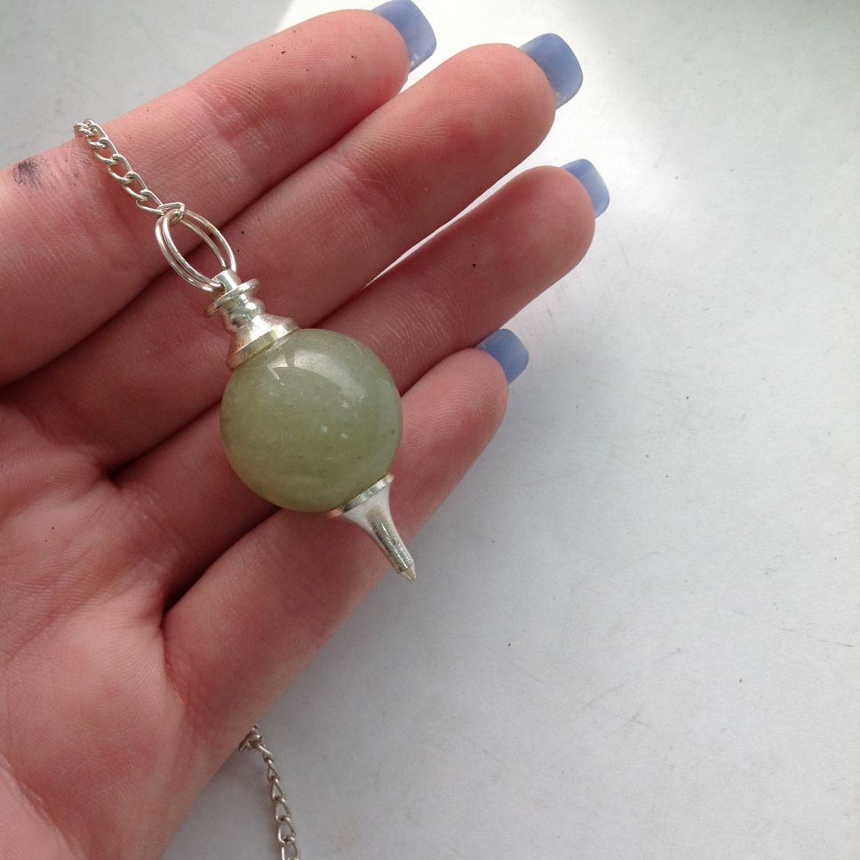 Green Aventurine Ball Pendulum