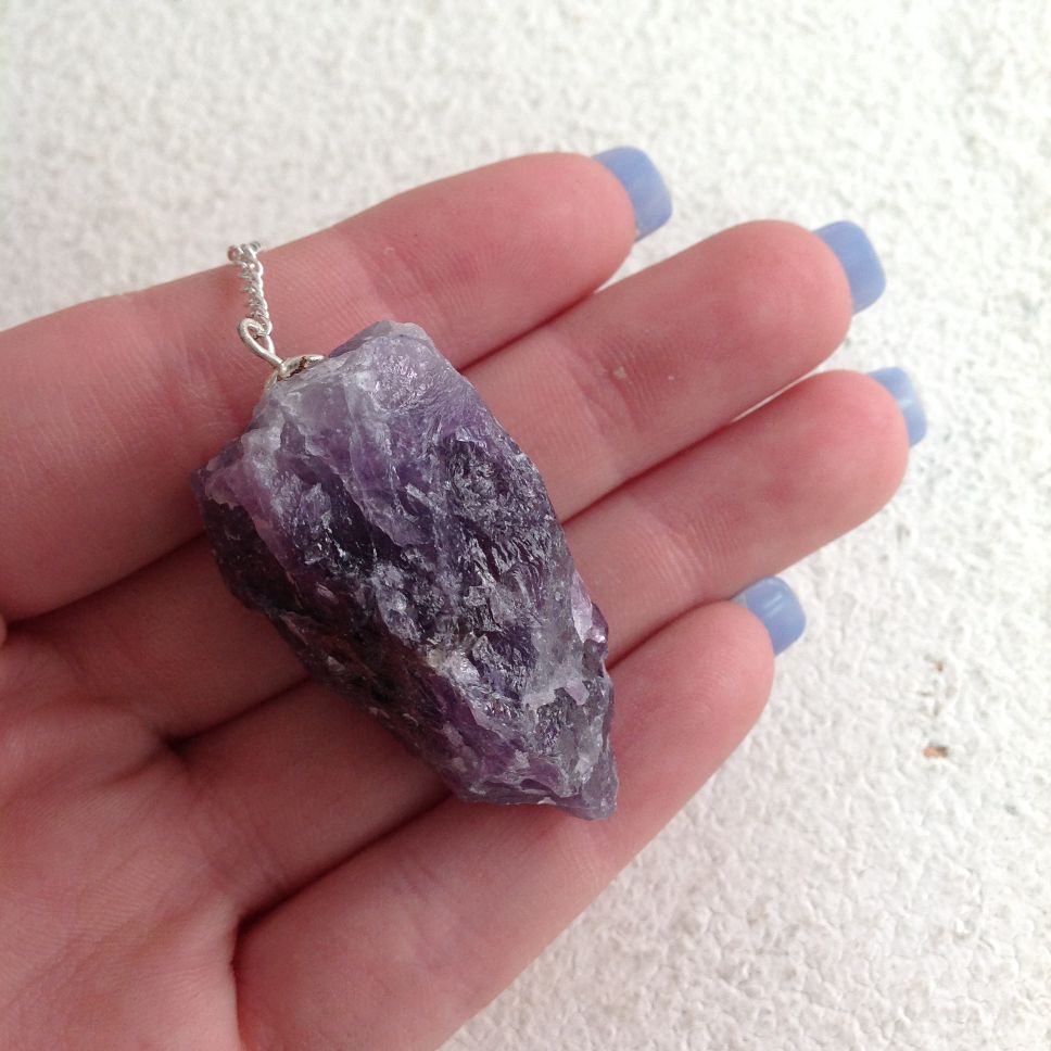 Amethyst Rough Pendulum