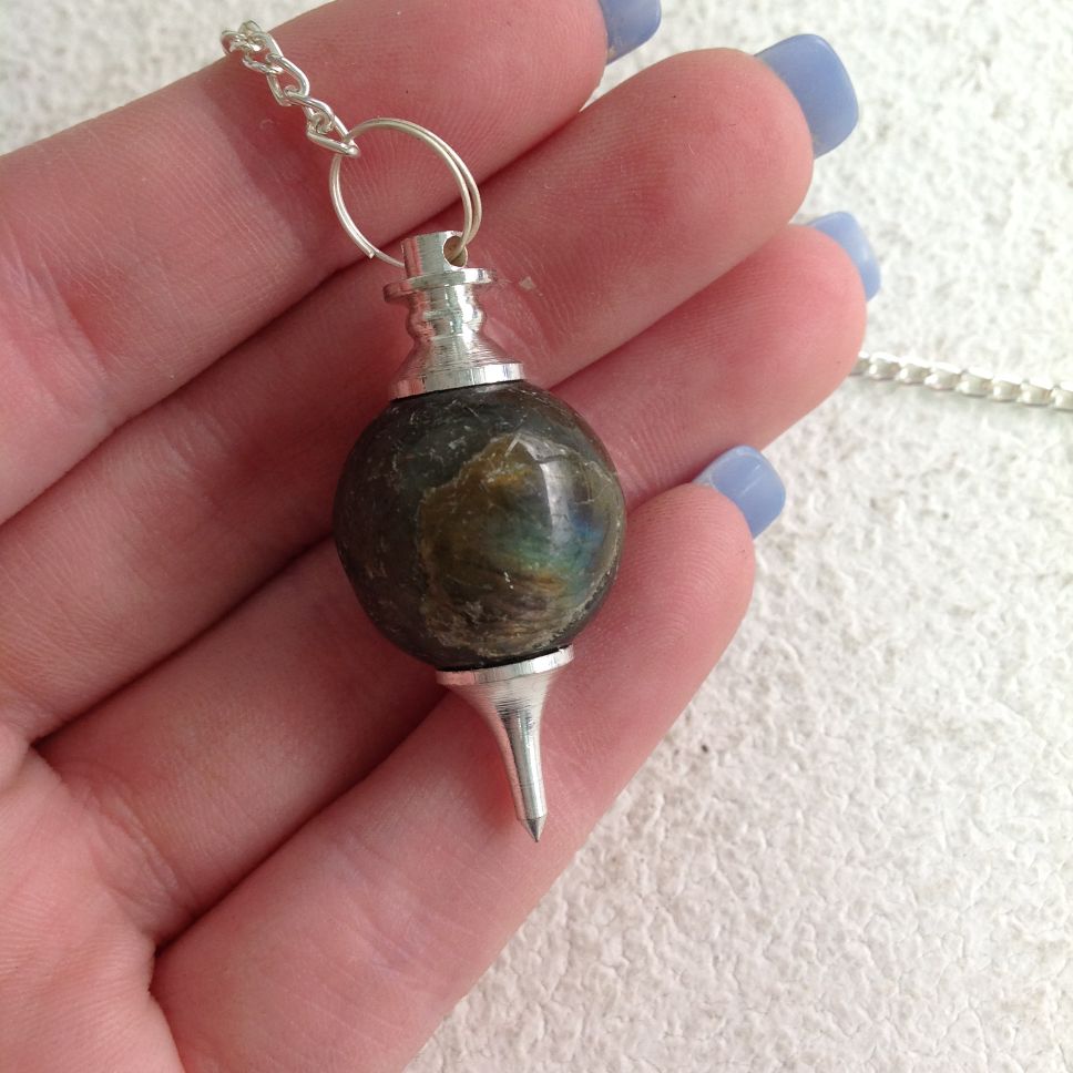 Labradorite Ball Pendulum