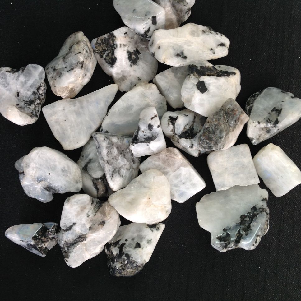 Rainbow Moonstone Freeform Tumbled-25pc