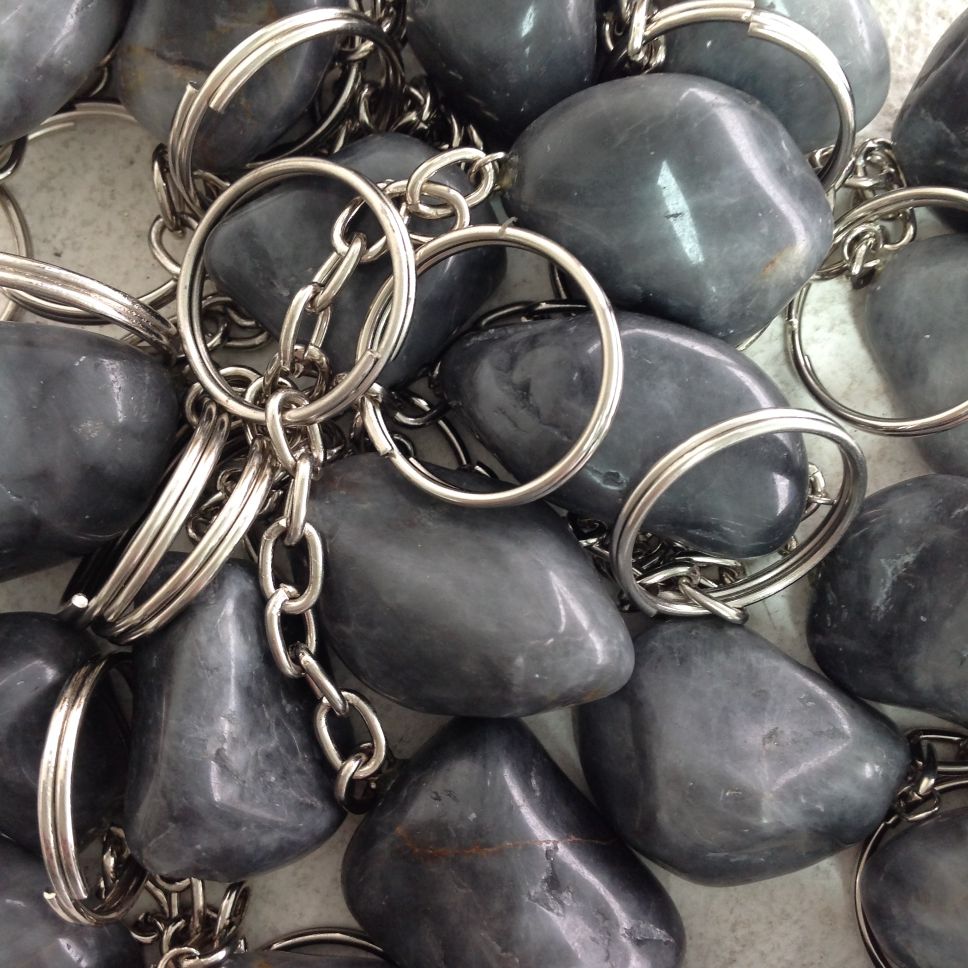 Tumbled Key Chain - Cats Eye