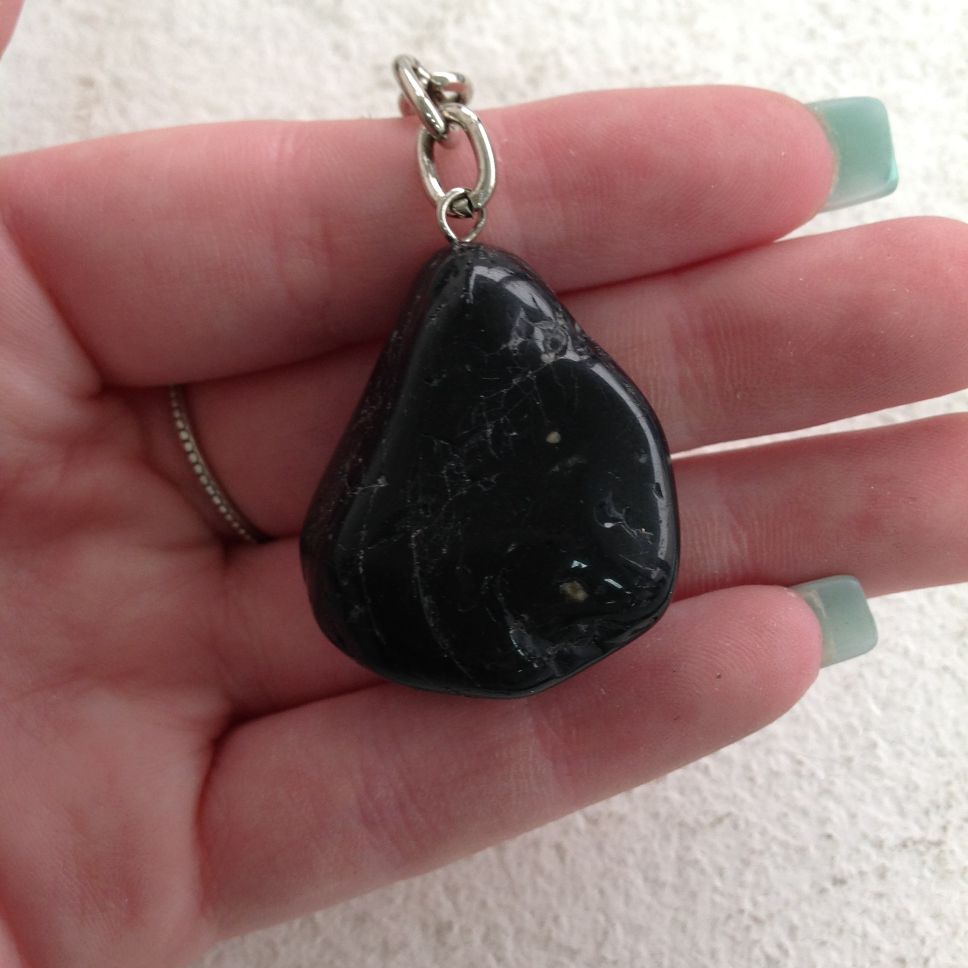 Tumbled Key Chain - Black Tourmaline