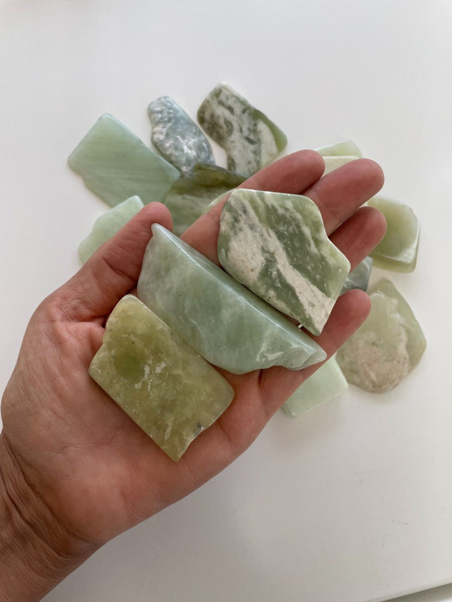 Polished Slabs - New Jade - 500g(15-25)pc