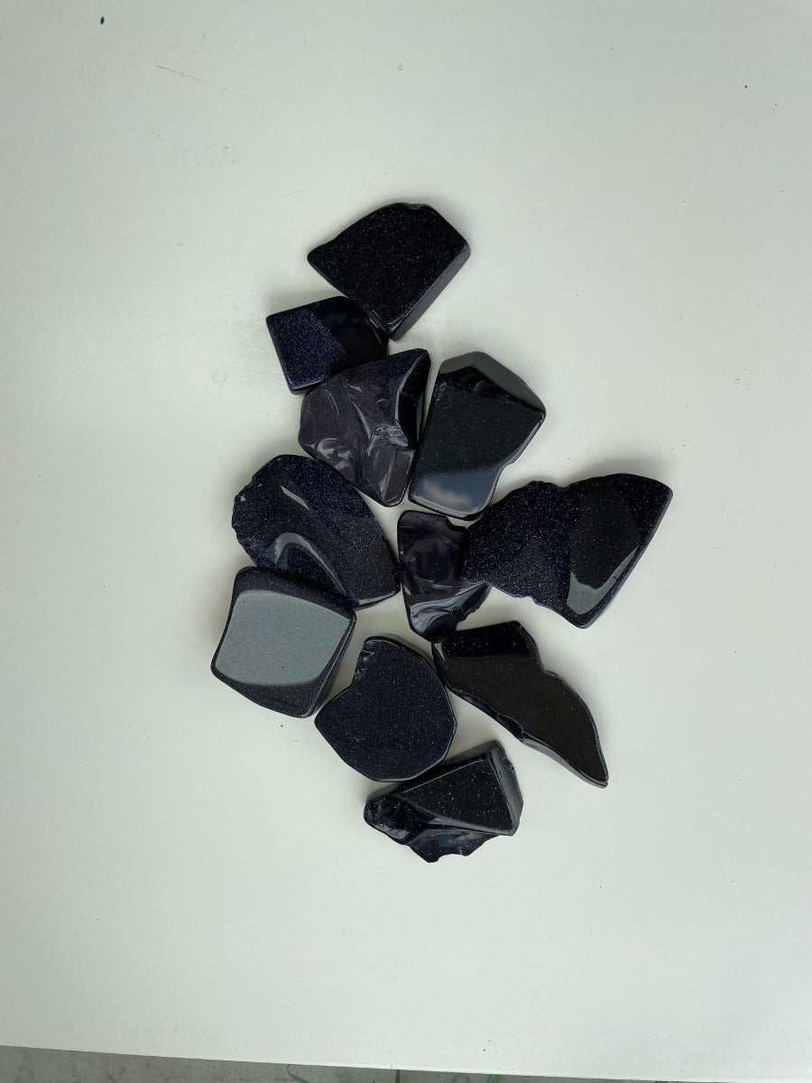 Polished Slabs - Blue Goldstone - 500g(15-25)pc