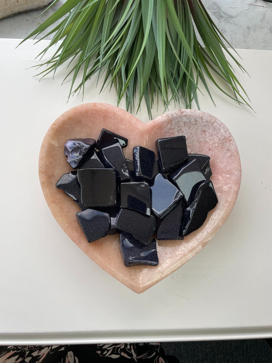 Polished Slabs - Blue Goldstone - 500g(15-25)pc