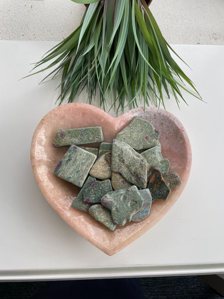 Polished Slabs - Ruby In Fuschite - 500g(15-25)pc
