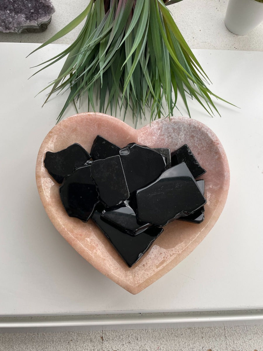 Polished Slabs - Obsidian - 500g(15-25)pc