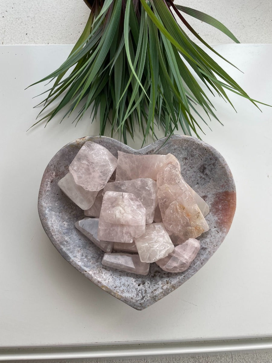 Polished Slabs - Rose Quartz - 500g(12-20)pc