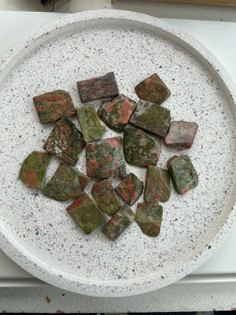 Polished Slabs - Unakite - 500g(15-25)pc