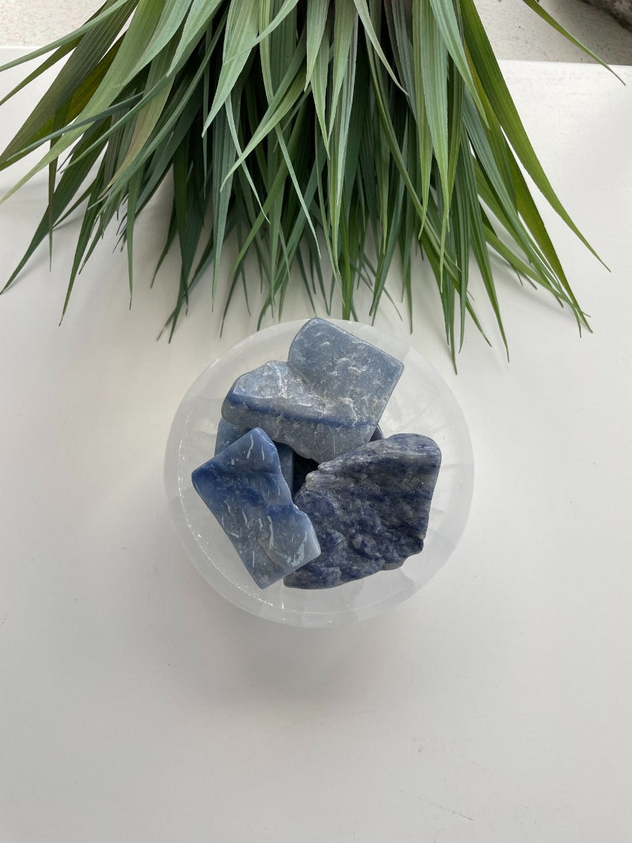 Polished Slabs - Blue Quartz - 500g(15-25)pc