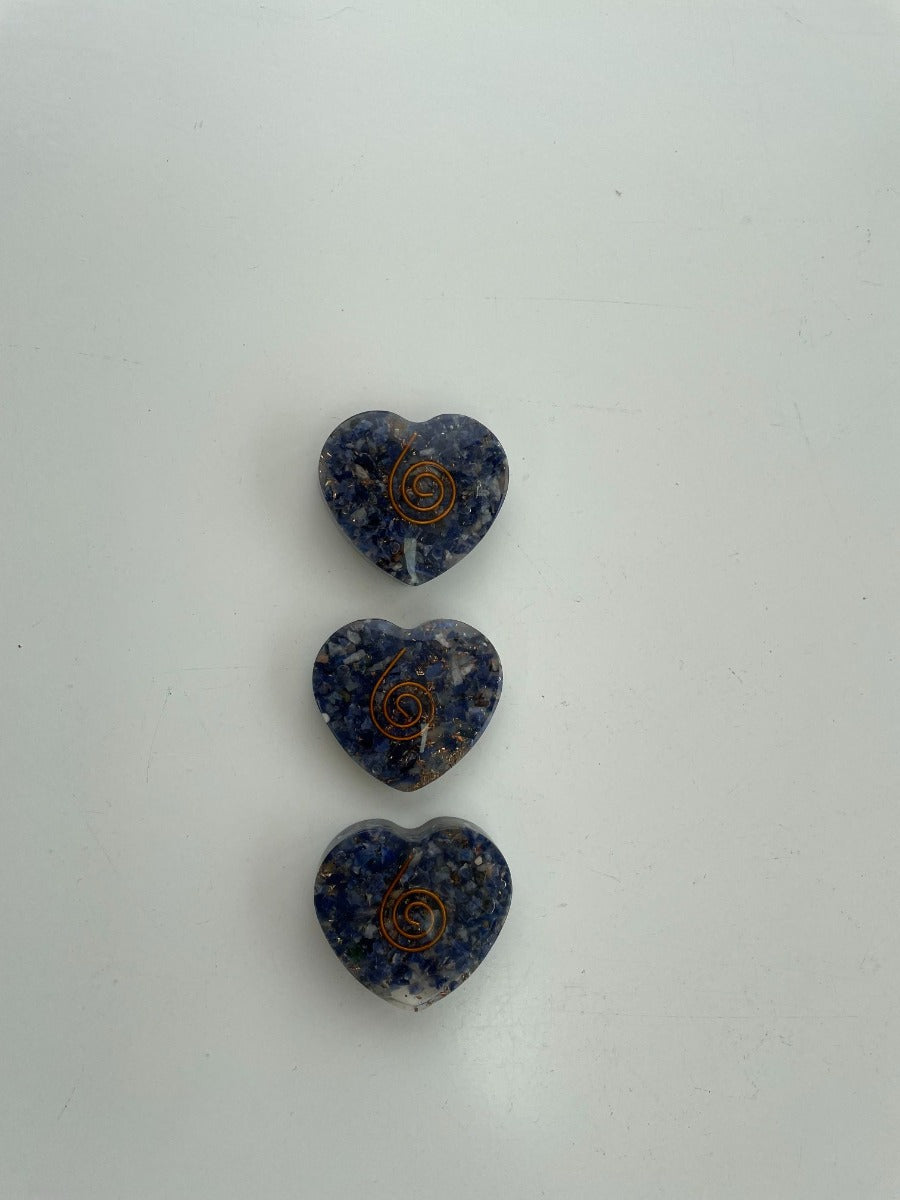 Orgonite Heart - Sodalite - SM