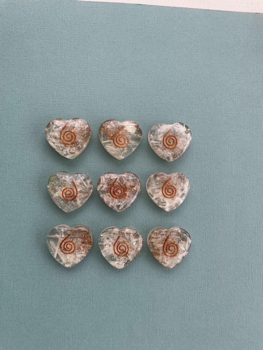 Orgonite Heart - Selenite - SM