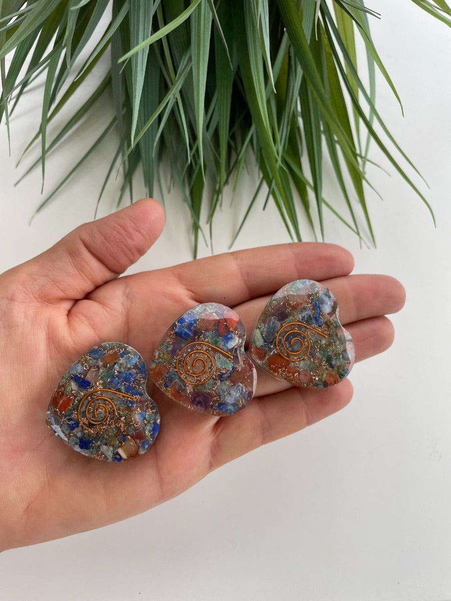 Orgonite Heart - Mix - SM