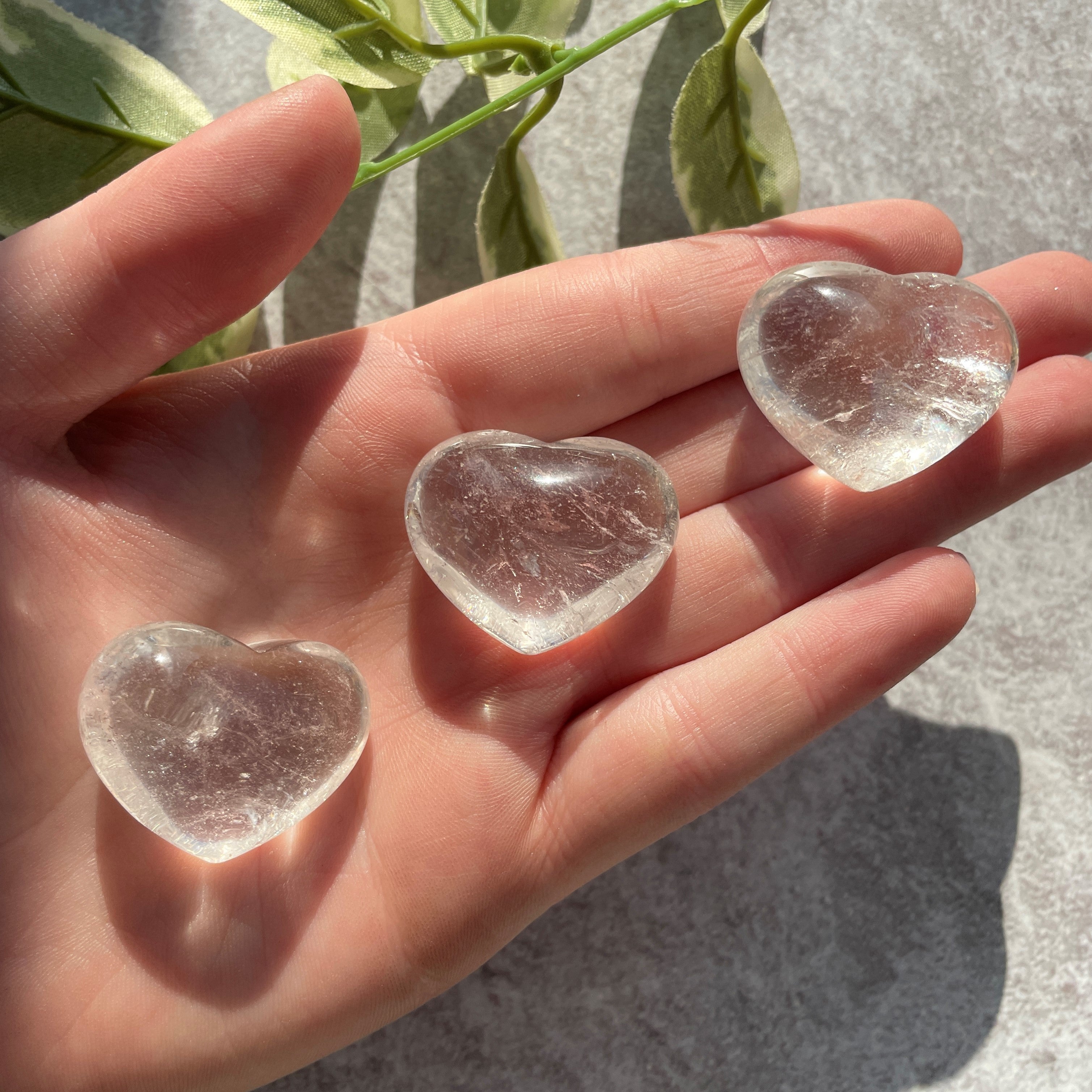 Clear Quartz Heart 3cm