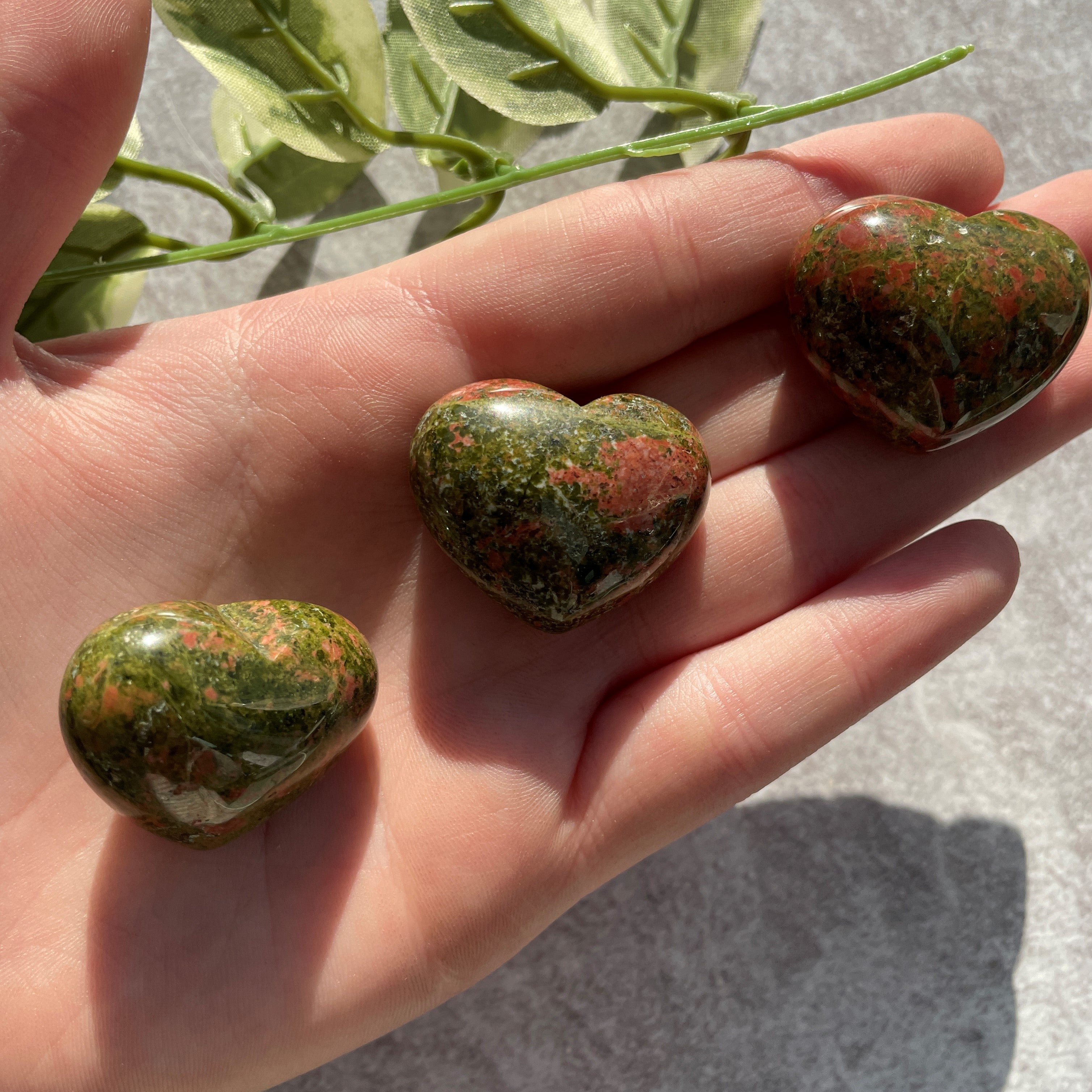 Unakite Heart 3cm