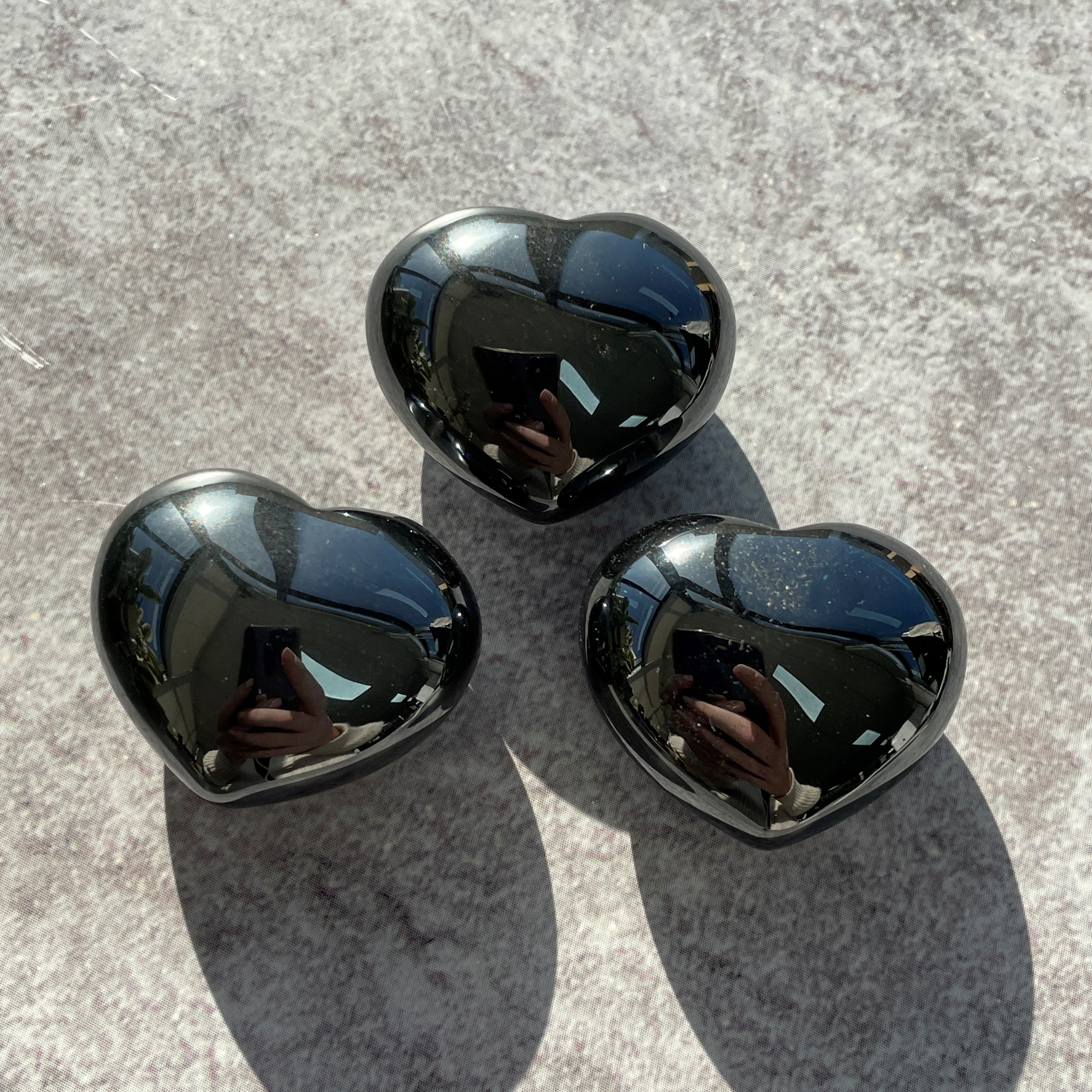 Hematite Heart 3cm