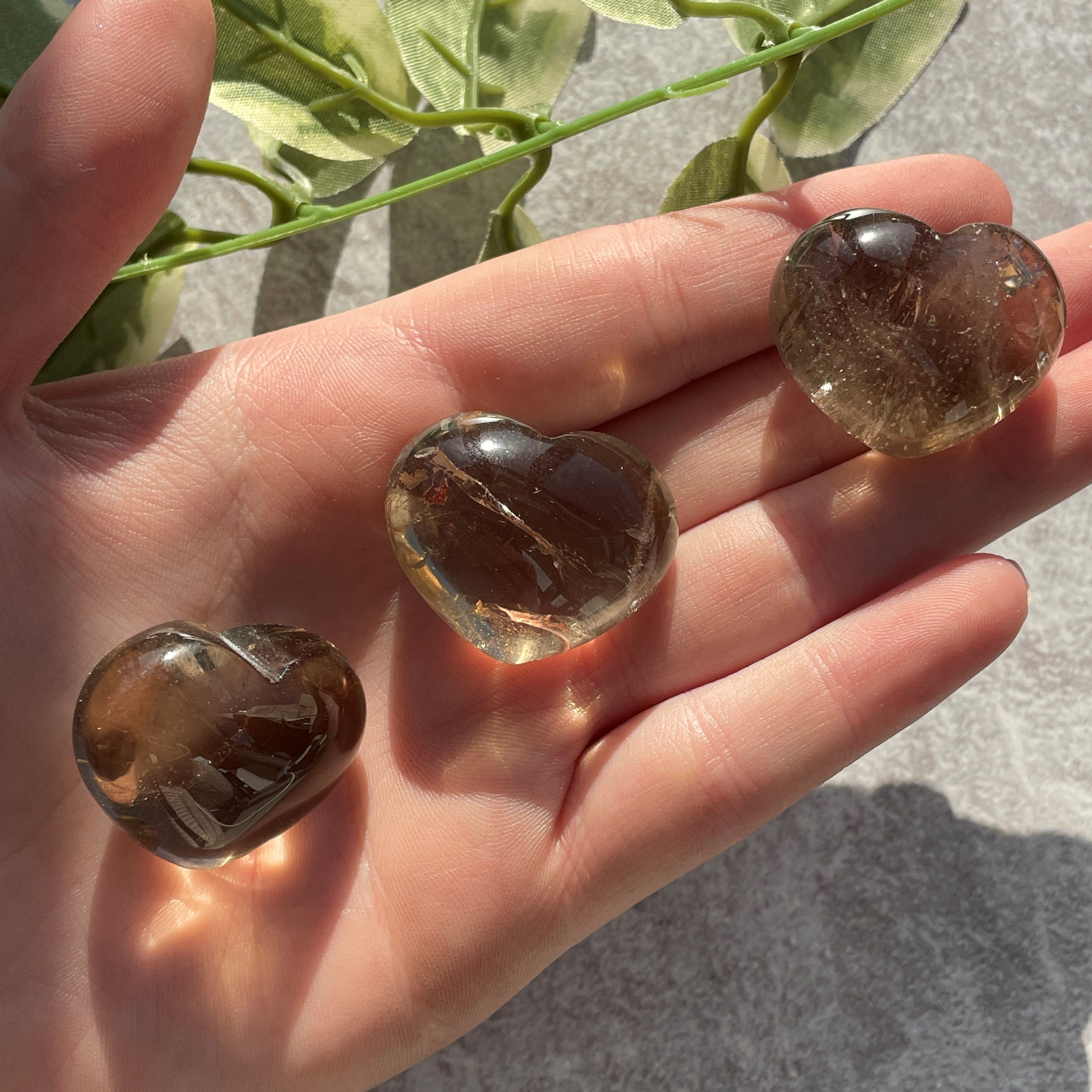 Smoky Quartz Heart 3cm