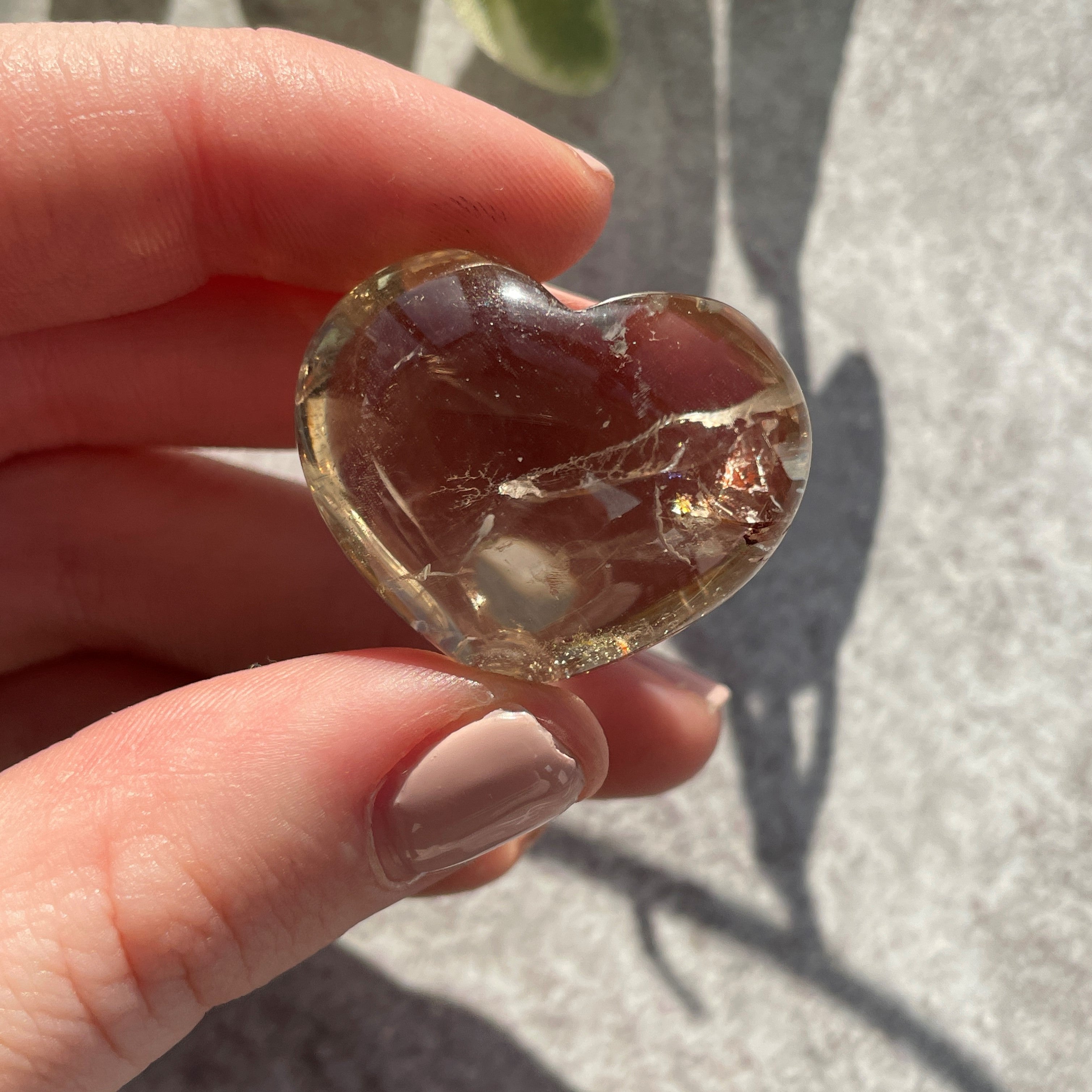 Smoky Quartz Heart 3cm
