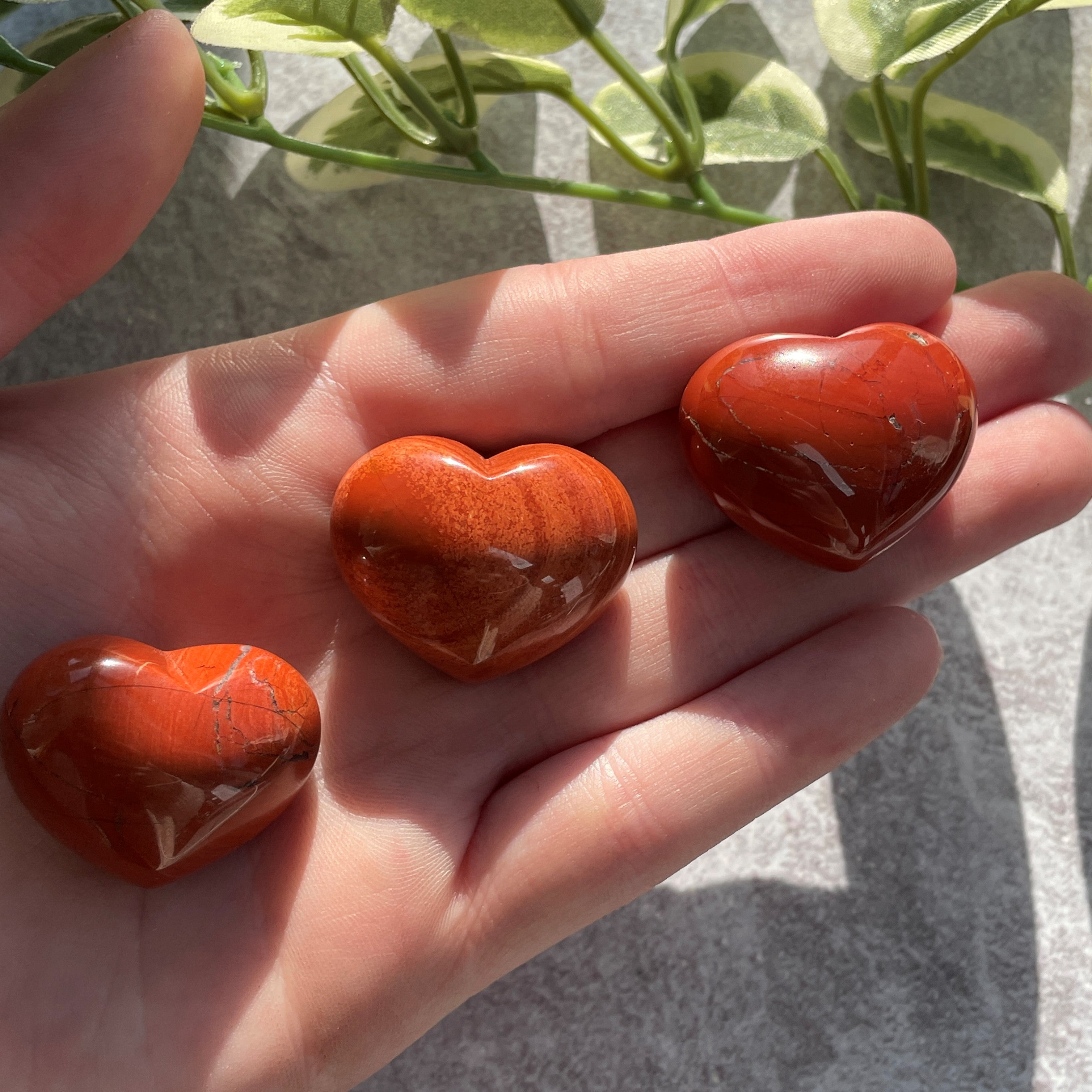 Red Jasper Heart 3cm