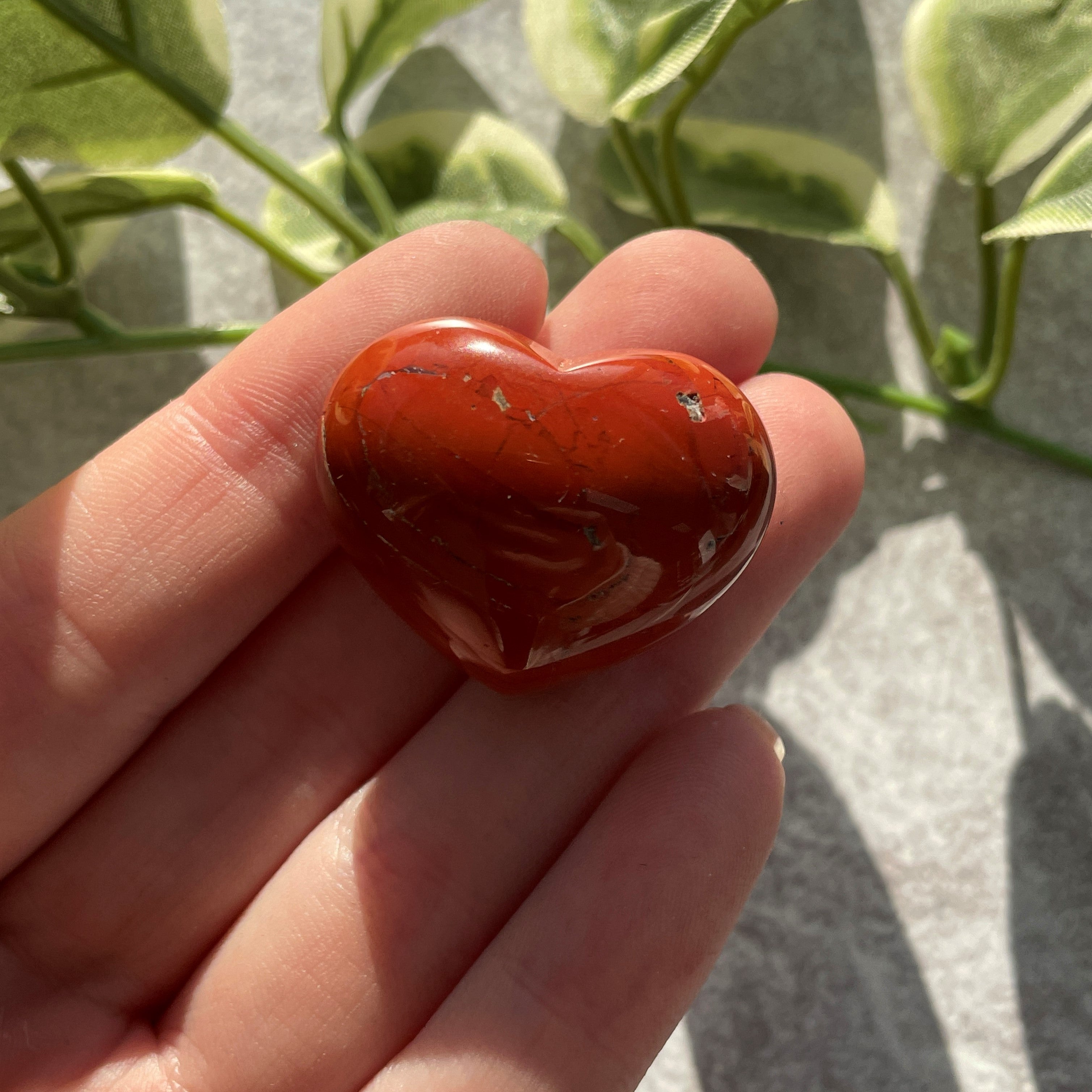 Red Jasper Heart 3cm